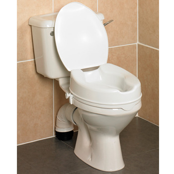 Savanah Raised Toilet Seat 4cm/4 with Lid