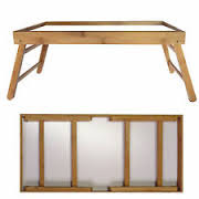 Adjustable Wooden Bed Tray