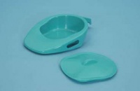 Bed pan Wedge shape with lid