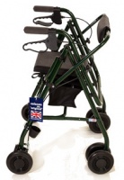 Uniscan Adjustable Glider Plus 4 Wheeled Walker